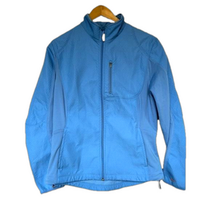Nike Sphere Pro blue zip jacket coat large women blue Adjustable Waist Reflect